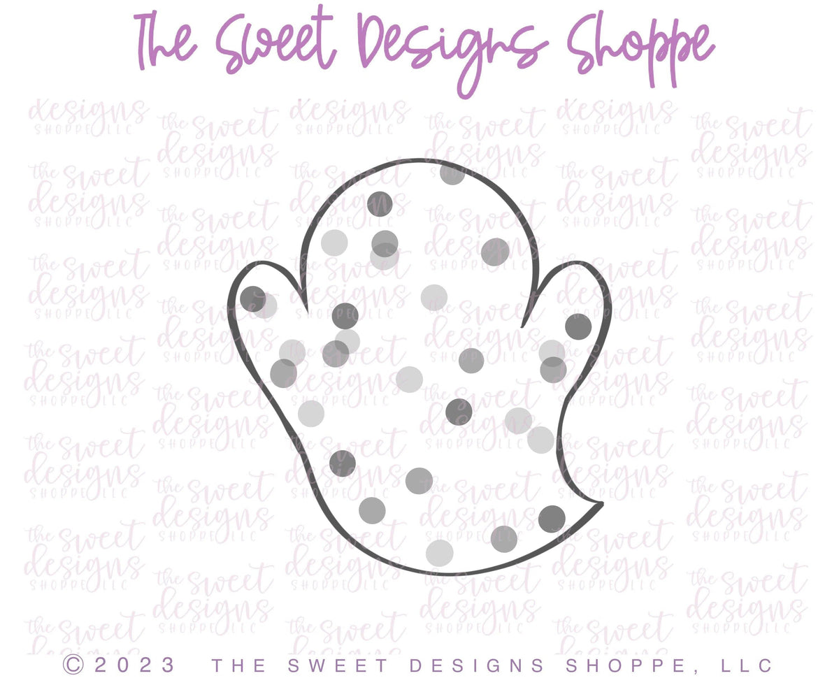 Cookie Cutters - Ghost Frosted Cracker - Cookie Cutter - The Sweet Designs Shoppe - TSDS - - ALL,Boo,Cookie Cutter,cracker,Frosted Cracker,Ghost,halloween,Promocode,STL