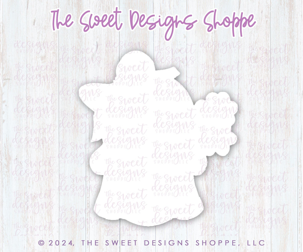 Cookie Cutters - Ghost Holding Daisies - Cookie Cutter - The Sweet Designs Shoppe - - ALL, Cookie Cutter, halloween, new, Promocode