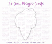 Cookie Cutters - Ghost Ice Cream Cone - Cookie Cutter - The Sweet Designs Shoppe - TSDS - - ALL,Cookie Cutter,halloween,Promocode,STL,Sweet,sweet treats