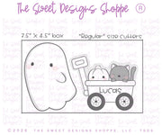Cookie Cutters - Ghost pulling Wagon Set - Set of 2 - Cookie Cutters - The Sweet Designs Shoppe - TSDS - - ALL,Cookie Cutter,halloween,Halloween set,Halloween Sets,Plaque,Plaques,PLAQUES HANDLETTERING,Promocode,regular sets,set,STL