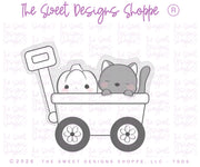 Cookie Cutters - Ghost pulling Wagon Set - Set of 2 - Cookie Cutters - The Sweet Designs Shoppe - TSDS - - ALL,Cookie Cutter,halloween,Halloween set,Halloween Sets,Plaque,Plaques,PLAQUES HANDLETTERING,Promocode,regular sets,set,STL