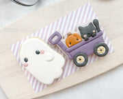 Cookie Cutters - Ghost pulling Wagon Set - Set of 2 - Cookie Cutters - The Sweet Designs Shoppe - TSDS - - ALL,Cookie Cutter,halloween,Halloween set,Halloween Sets,Plaque,Plaques,PLAQUES HANDLETTERING,Promocode,regular sets,set,STL