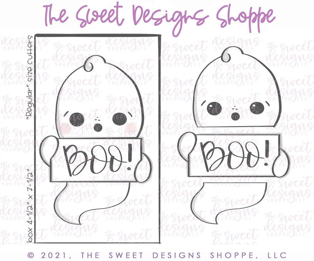 Cookie Cutters - Ghost Set - Cookie Cutters - The Sweet Designs Shoppe - - ALL, Cookie Cutter, halloween, Halloween set, Halloween Sets, Mini Set, Mini Sets, Promocode, regular sets, set, sets