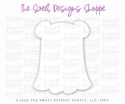 Cookie Cutters - Ghost Simple Bear - Cookie Cutter - The Sweet Designs Shoppe - TSDS - - ALL,Animal,Animals,Animals and Insects,Cookie Cutter,Ghost,halloween,Promocode,STL