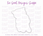 Cookie Cutters - Ghost with Flag - Cookie Cutter - The Sweet Designs Shoppe - TSDS - - ALL,Cookie Cutter,Fall / Halloween,Ghost,halloween,Halloween / Fall / Thanksgiving,Promocode,simple vintage inspired ghost,STL,vintage ghost