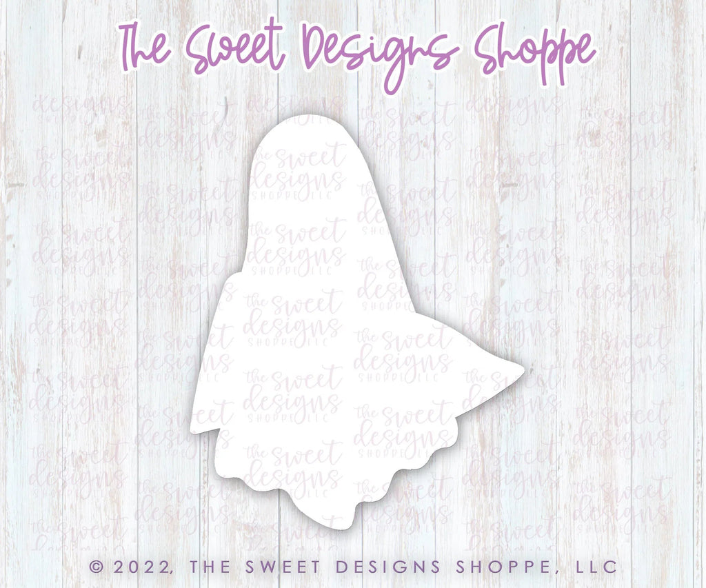Cookie Cutters - Ghost with Pennant - Cookie Cutter - Sweet Designs Shoppe - - ALL, Boo, Classes, Cookie Cutter, Ghost, halloween, missypsweets, Promocode
