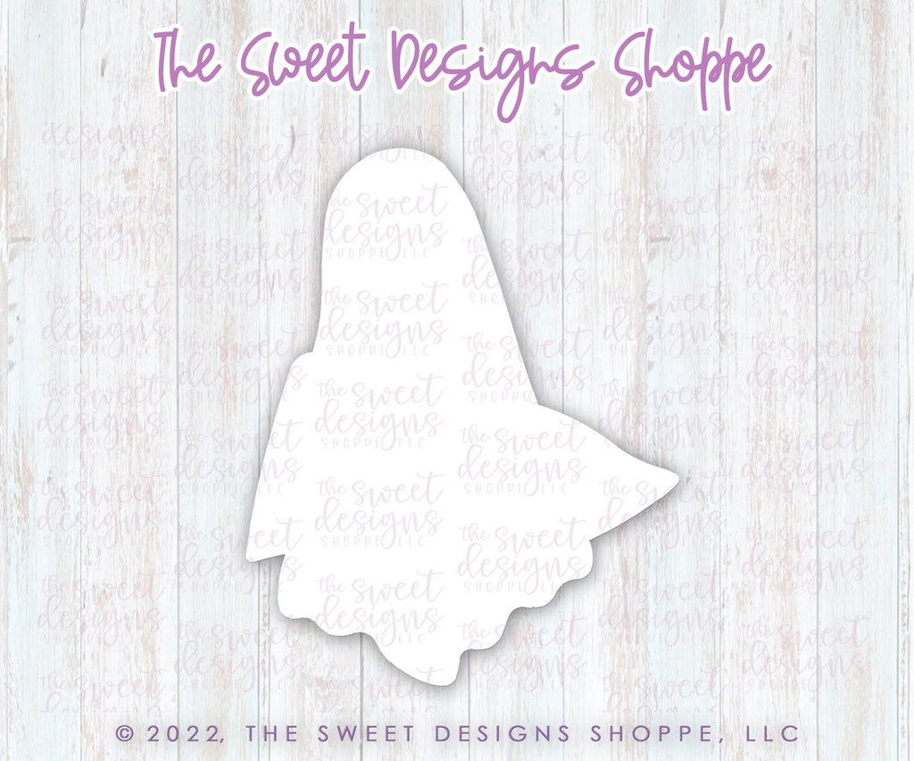 Cookie Cutters - Ghost with Pennant - Cookie Cutter - The Sweet Designs Shoppe - - ALL, Boo, Classes, Cookie Cutter, Ghost, halloween, missypsweets, Promocode