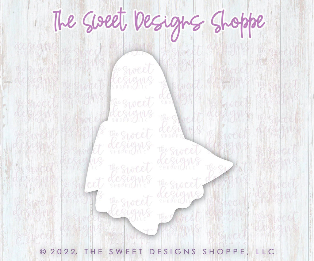 Cookie Cutters - Ghost with Pennant - Cookie Cutter - The Sweet Designs Shoppe - TSDS - - ALL,Boo,Classes,Cookie Cutter,Ghost,halloween,missypsweets,Promocode,STL