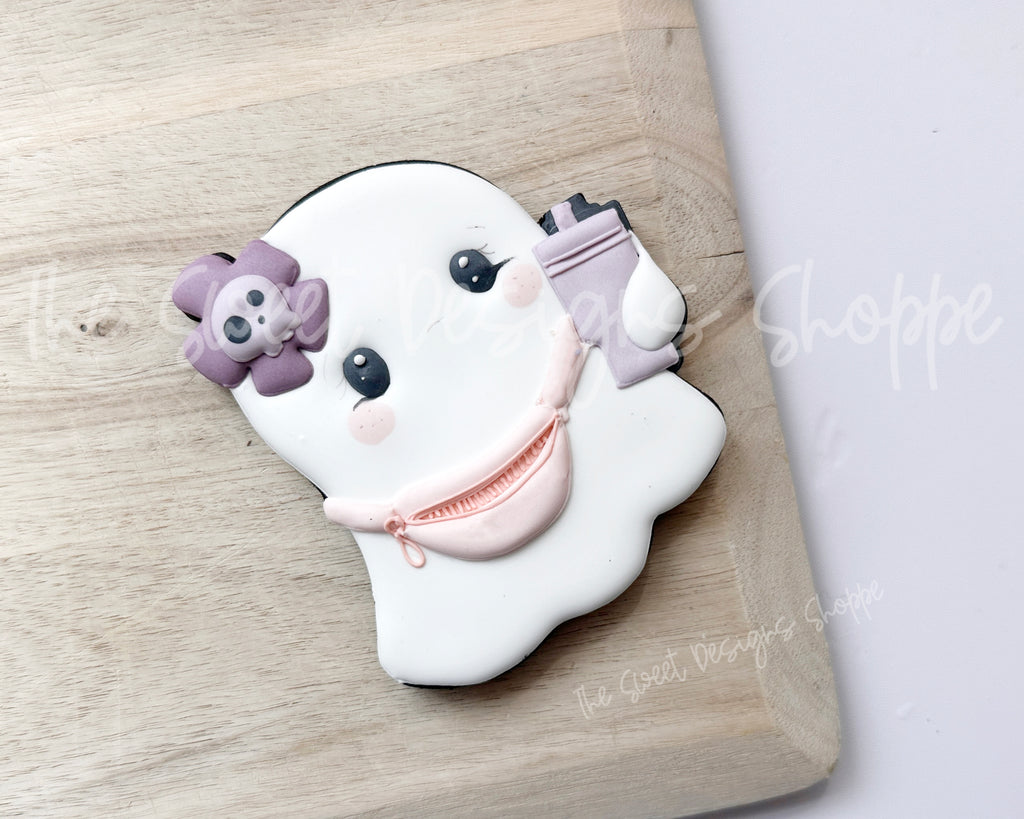 Cookie Cutters - Ghost with Tumbler - Cookie Cutter - The Sweet Designs Shoppe - TSDS - - ALL,Cookie Cutter,Ghost,Ghost with tumbler,halloween,happy halloween,Promocode,Pumpkin Spice,STL