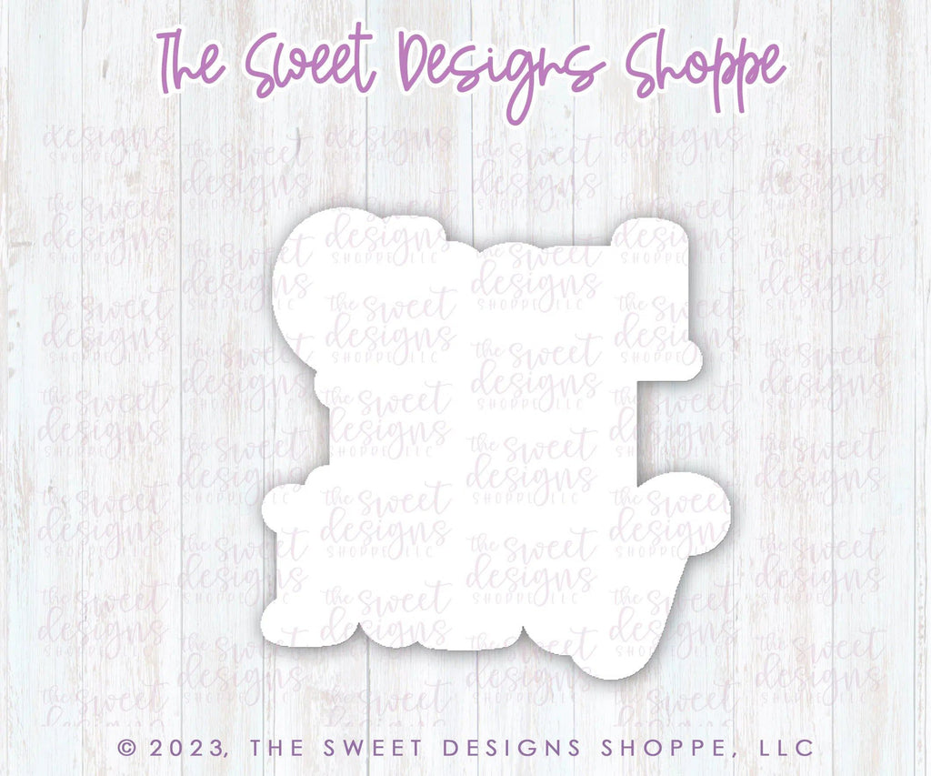 Cookie Cutters - Ghoul Pool Party Plaque - Cookie Cutter - The Sweet Designs Shoppe - TSDS - - ALL,Cookie Cutter,Fall / Halloween,halloween,handlettering,Plaque,Plaques,PLAQUES HANDLETTERING,Promocode