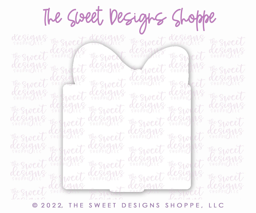 Cookie Cutters - Gift Coquette Bow - Cookie Cutter - The Sweet Designs Shoppe - - ALL, Christmas, Christmas / Winter, Christmas Cookies, Cookie Cutter, Gift, new, Promocode, STL