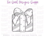Cookie Cutters - Gift Coquette Bow - Cookie Cutter - The Sweet Designs Shoppe - TSDS - - ALL,Christmas,Christmas / Winter,Christmas Cookies,Cookie Cutter,Gift,Promocode,STL