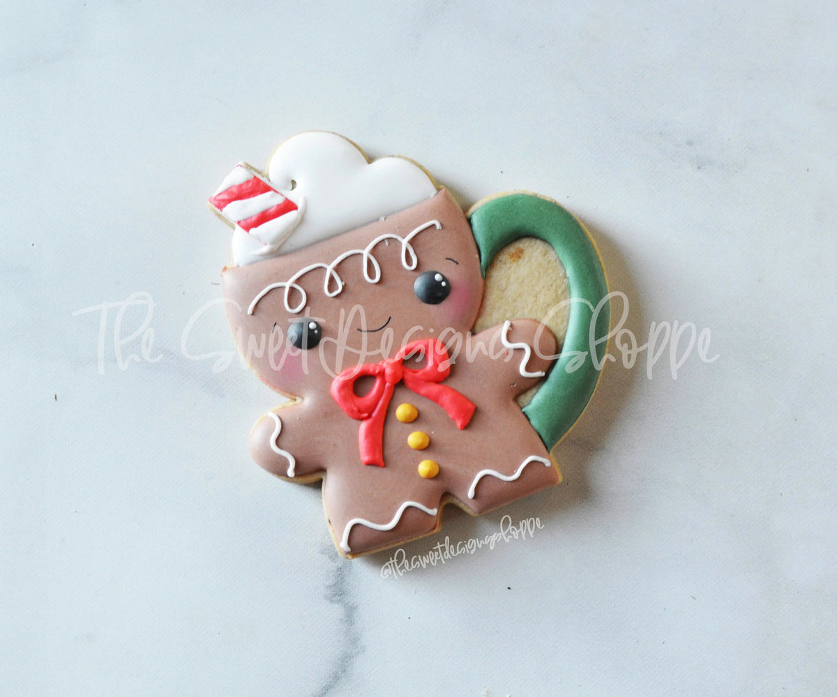 Cookie Cutters - Ginger Mug - Cookie Cutter - The Sweet Designs Shoppe - TSDS - - ALL,Christmas,Christmas / Winter,Christmas Cookies,Cookie Cutter,Food,Food & Beverages,Food and Beverage,Ginger boy,Ginger bread,Ginger girl,Gingerbread,gingerbread mug,mug,mugs,Promocode,santa,STL