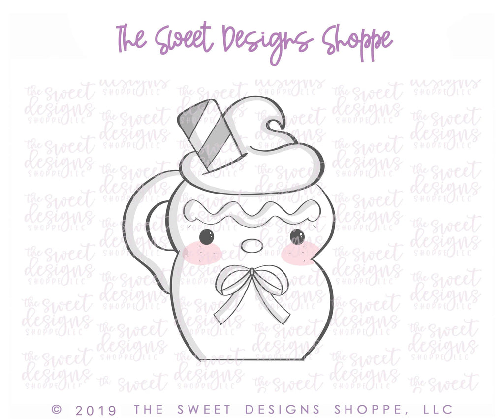 Cookie Cutters - Ginger , Snowman or Penguin Coffee Mug - Cookie Cutter - The Sweet Designs Shoppe - - 2019, ALL, beverage, Christmas, Christmas / Winter, Christmas Cookies, Coffee, Cookie Cutter, drink, food, Food & Beverages, Ginger boy, Ginger bread, Ginger girl, Gingerbread, gingerbread mug, mug, mugs, Promocode