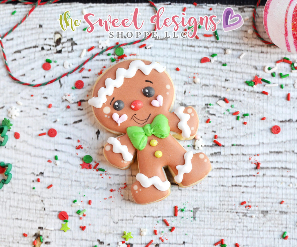 Cookie Cutters - Gingerboy - Cookie Cutter - The Sweet Designs Shoppe - - ALL, Christmas, Christmas / Winter, ChristmasTop15, Cookie Cutter, Food, Food & Beverages, Ginger boy, Ginger bread, Ginger girl, gingerbread, gingerbread man, Promocode, Snow, Winter