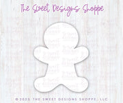 Cookie Cutters - Gingerboy Frosted Cracker - Cookie Cutter - The Sweet Designs Shoppe - TSDS - - STL