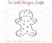Cookie Cutters - Gingerboy Frosted Cracker - Cookie Cutter - The Sweet Designs Shoppe - TSDS - - STL