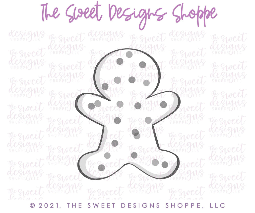 Cookie Cutters - Gingerboy Frosted Cracker - Cookie Cutter - The Sweet Designs Shoppe - TSDS - - ALL,Christmas,Christmas / Winter,Christmas Cookies,Cookie Cutter,cracker,Frosted Cracker,Ginger bread,Gingerbread,Promocode