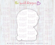 Cookie Cutters - Gingerboy / Snowman with Slouchy Hat - Cookie Cutter - The Sweet Designs Shoppe - TSDS - - ALL,Christmas,Christmas / Winter,Christmas Cookies,Cookie Cutter,Frosty,Ginger boy,Ginger bread,Ginger girl,Gingerbread,Promocode,STL