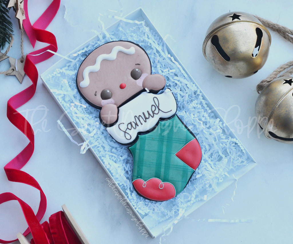 Cookie Cutters - Gingerboy Three Piece Stocking Set - Set of 3 - Cookie Cutters - The Sweet Designs Shoppe - TSDS - - ALL,Christmas,Christmas / Winter,Christmas Cookies,Cookie Cutter,Ginger bread,Gingerbread,Promocode,regular sets,Set,sets,STL