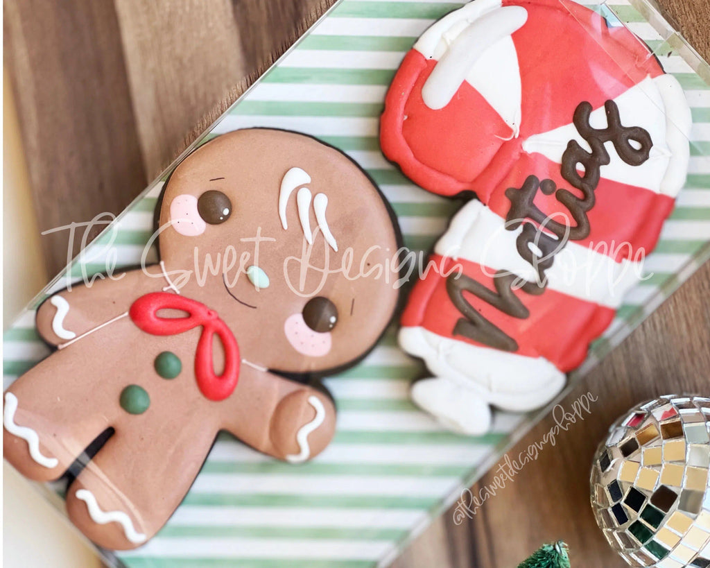 Cookie Cutters - Gingerboy with Balloon Cookie Cutters Set - 2 Piece Set - Cookie Cutters - The Sweet Designs Shoppe - TSDS - - ALL,Christmas,Christmas / Winter,Christmas Cookies,Cookie Cutter,Ginger boy,Ginger bread,Ginger girl,Ginger set,Gingerboy,Gingerbread,gingerbread man,Gingergirl,Mini Set,Mini Sets,Promocode,regular sets,set,sets