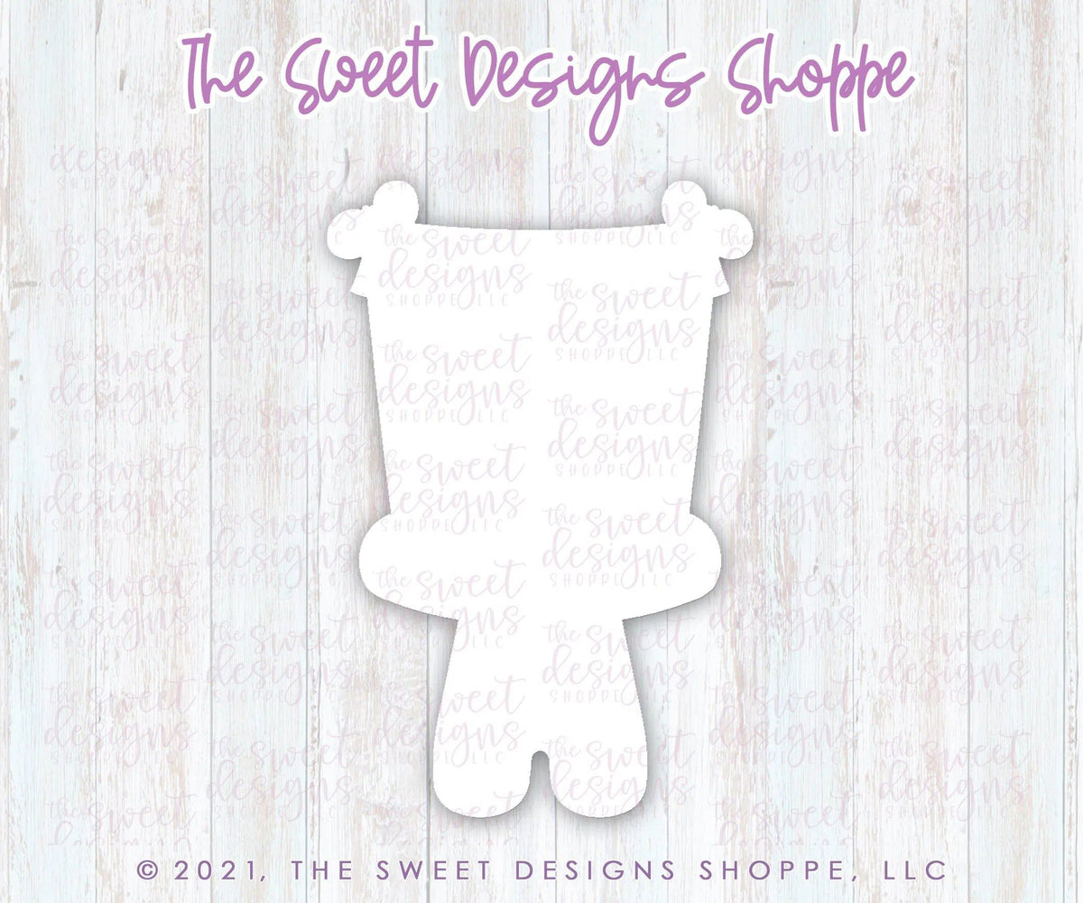 Cookie Cutters - Gingerboy with Banner - Cookie Cutter - The Sweet Designs Shoppe - TSDS - - ALL,Christmas,Christmas / Winter,Christmas Cookies,Cookie Cutter,Ginger bread,Gingerbread,home,Promocode,STL