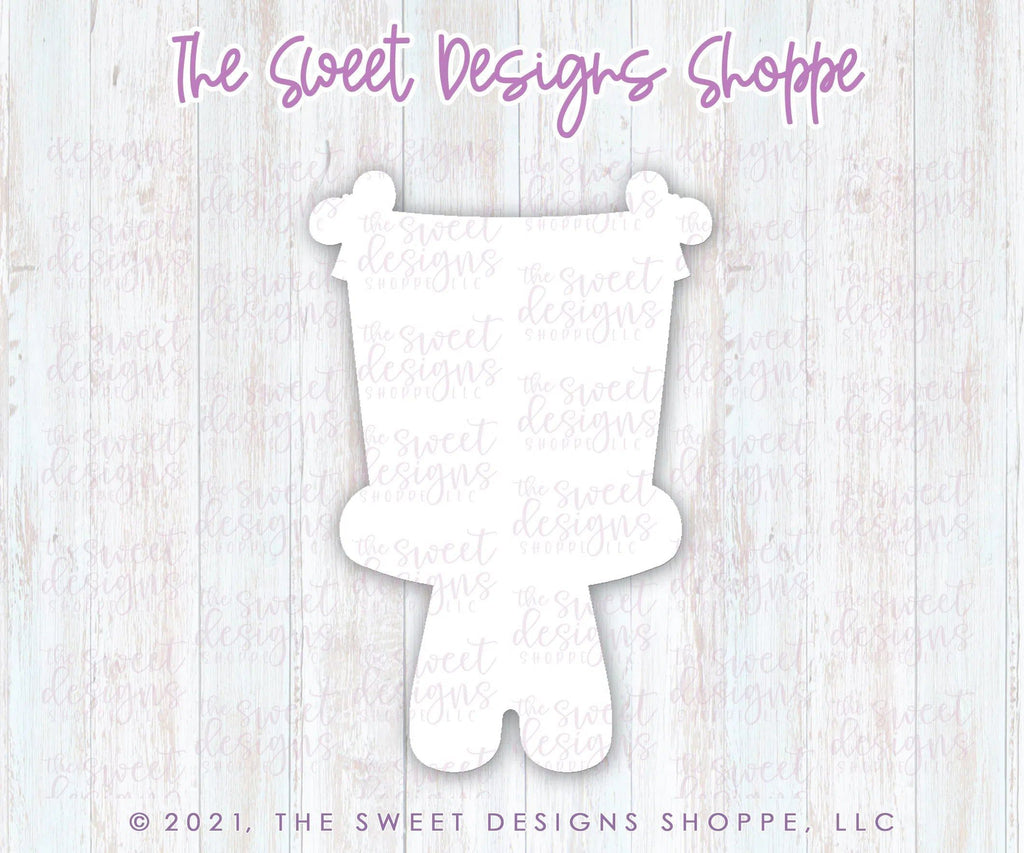 Cookie Cutters - Gingerboy with Banner - Cookie Cutter - The Sweet Designs Shoppe - TSDS - - ALL,Christmas,Christmas / Winter,Christmas Cookies,Cookie Cutter,Ginger bread,Gingerbread,home,Promocode,STL