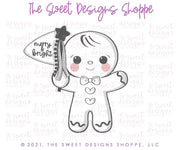 Cookie Cutters - Gingerboy with Flag - Cookie Cutter - The Sweet Designs Shoppe - TSDS - - ALL,Christmas,Christmas / Winter,Christmas Cookies,Cookie Cutter,Ginger bread,Gingerbread,home,Promocode,STL