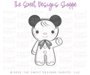 Cookie Cutters - Gingerboy with Mouse Ears - Cookie Cutter - The Sweet Designs Shoppe - TSDS - - ALL,Christmas,Christmas / Winter,Cookie Cutter,Ginger boy,Ginger bread,gingerbread,gingerbread man,Promocode,STL