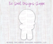 Cookie Cutters - Gingerboy with Santa Hat - Cookie Cutter - The Sweet Designs Shoppe - TSDS - - ALL,Christmas,Christmas / Winter,Cookie Cutter,Ginger boy,Ginger bread,gingerbread,gingerbread man,Promocode,STL