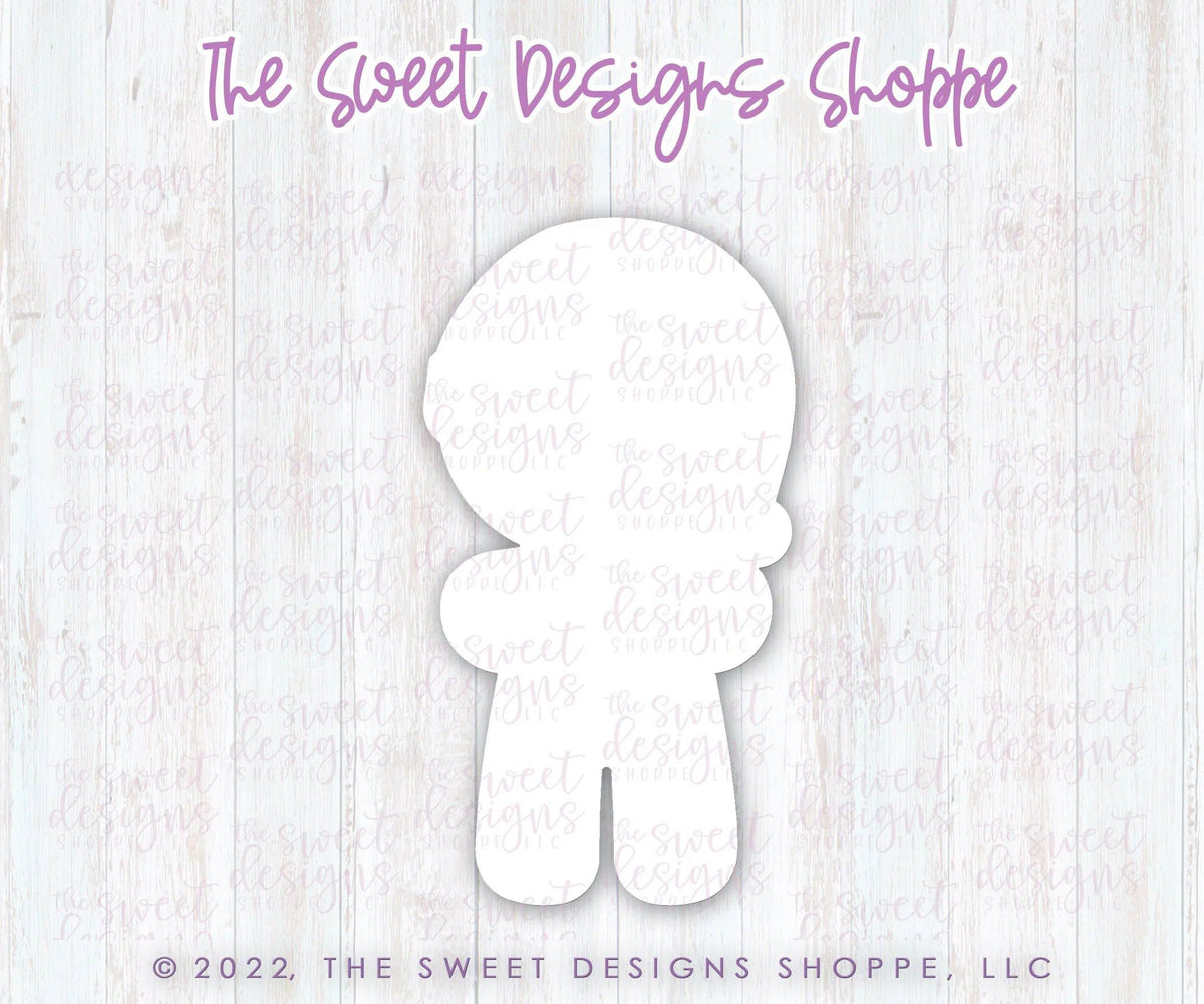 Cookie Cutters - Gingerboy with Santa Hat - Cookie Cutter - The Sweet Designs Shoppe - TSDS - - ALL,Christmas,Christmas / Winter,Cookie Cutter,Ginger boy,Ginger bread,gingerbread,gingerbread man,Promocode,STL