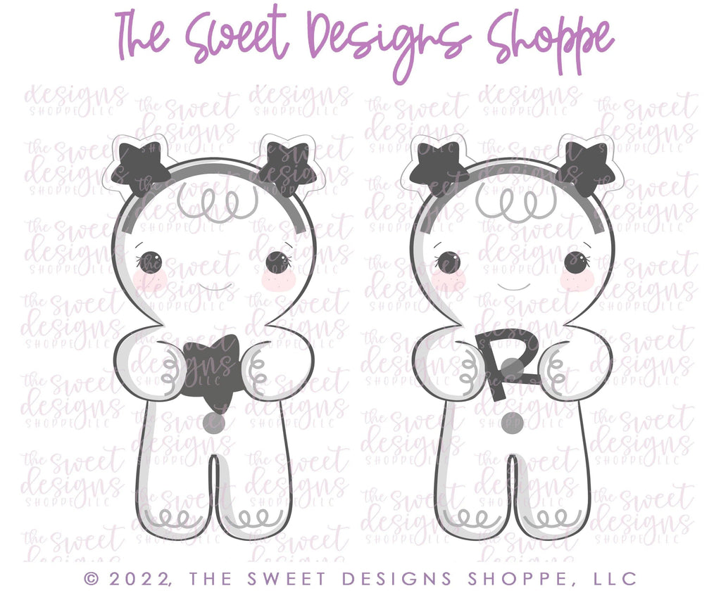 Cookie Cutters - Gingerboy with Stars- Cookie Cutter - The Sweet Designs Shoppe - TSDS - - ALL,Christmas,Christmas / Winter,Cookie Cutter,Ginger boy,Ginger bread,gingerbread,gingerbread man,Promocode