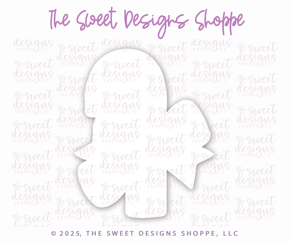 Cookie Cutters - Gingerbread Boy & Candy Cane with Bow Cookie Cutter Set - Set of 2 - Cookie Cutters - The Sweet Designs Shoppe - TSDS - - ALL,Christmas,Christmas / Winter,Cookie Cutter,Ginger boy,ginger bread,Ginger girl,Gingerboy,gingerbread,gingerbread man,Gingergirl,Plaque,Plaques,PLAQUES HANDLETTERING,Promocode,regular sets,set,STL