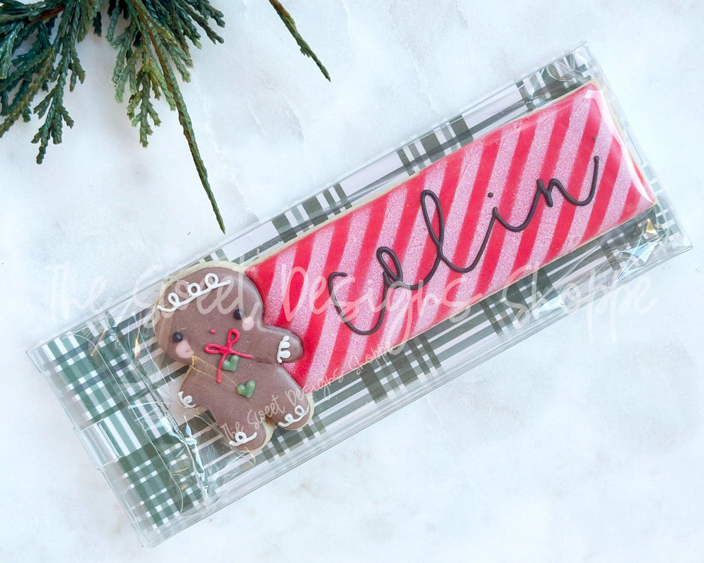 Cookie Cutters - Gingerbread Tag - Cookie Cutter - The Sweet Designs Shoppe - TSDS - - ALL,Christmas,Christmas / Winter,Cookie Cutter,Ginger boy,ginger bread,Ginger girl,gingerbread,gingerbread man,Plaque,Plaques,PLAQUES HANDLETTERING,Promocode,STL,Winter