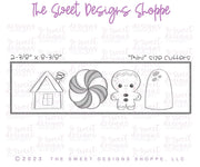 Cookie Cutters - Gingerbread Wonderland Mini Set - Set of 4 - Cookie Cutters - The Sweet Designs Shoppe - TSDS - - ALL,Christmas,Christmas / Winter,Cookie Cutter,Ginger boy,ginger bread,Ginger girl,Gingerboy,gingerbread,gingerbread man,Gingergirl,GingerHouse,Mini Sets,Promocode,regular sets,set,Winter