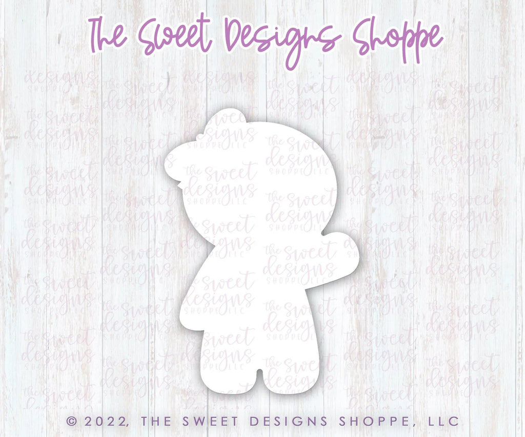 Cookie Cutters - Gingergirl Holding Ballon - Cookie Cutter - The Sweet Designs Shoppe - TSDS - - ALL,Christmas,Christmas / Winter,Christmas Cookies,Cookie Cutter,ginger bread,Ginger girl,Gingerbread,home,Promocode