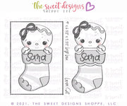 Cookie Cutters - Gingergirl Three Piece Stocking Set - Set of 3 - Cookie Cutters - The Sweet Designs Shoppe - TSDS - - ALL,Christmas,Christmas / Winter,Christmas Cookies,Cookie Cutter,Ginger bread,Gingerbread,Promocode,regular sets,Set,sets,STL
