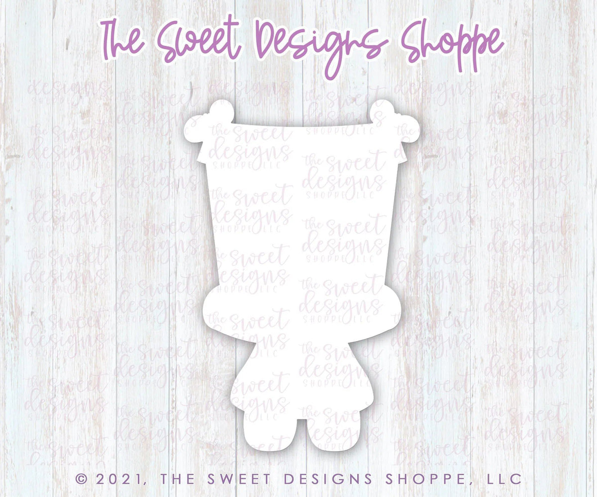 Cookie Cutters - Gingergirl with Banner - Cookie Cutter - The Sweet Designs Shoppe - TSDS - - ALL,Christmas,Christmas / Winter,Christmas Cookies,Cookie Cutter,ginger bread,Gingerbread,home,Promocode,STL