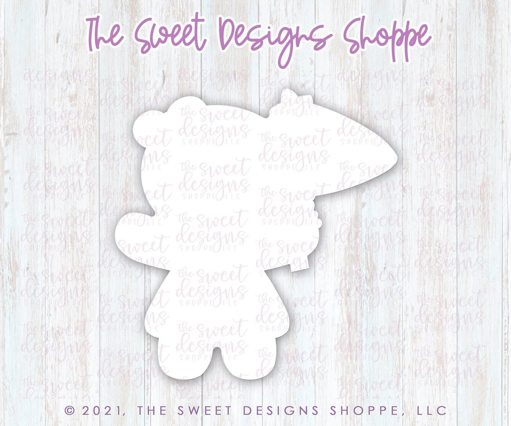 Cookie Cutters - Gingergirl with Flag - Cookie Cutter - The Sweet Designs Shoppe - - ALL, Christmas, Christmas / Winter, Christmas Cookies, Cookie Cutter, ginger bread, Gingerbread, home, Promocode