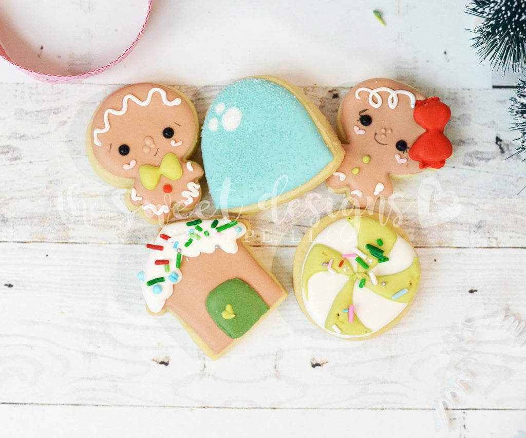 Cookie Cutters - Gingerkids Set - Cookie Cutters - The Sweet Designs Shoppe - - ALL, Christmas / Winter, Cookie Cutter, Ginger boy, Ginger bread, Ginger girl, gingerbread, GingerHouse, Mini Sets, Promocode, regular sets, set