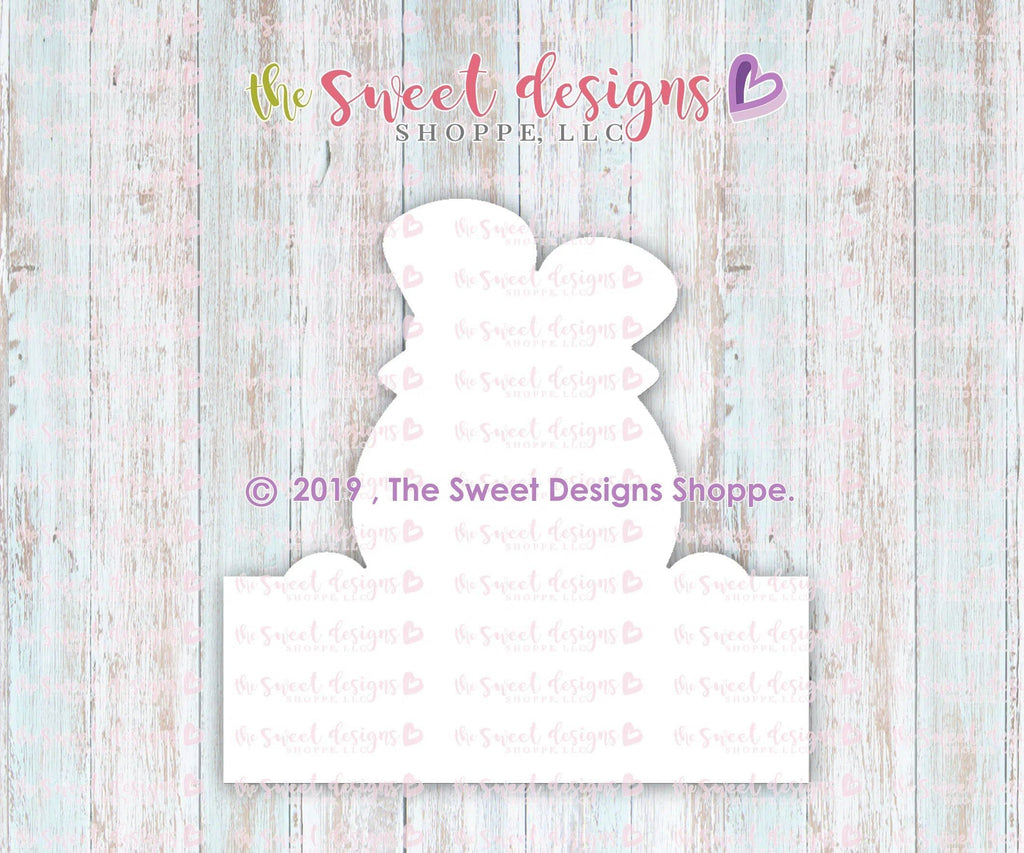 Cookie Cutters - Girl Bunny Plaque 2019 - Cookie Cutter - Sweet Designs Shoppe - - ALL, Animal, Cookie Cutter, Customize, Easter / Spring, easter collection 2019, Plaque, Promocode