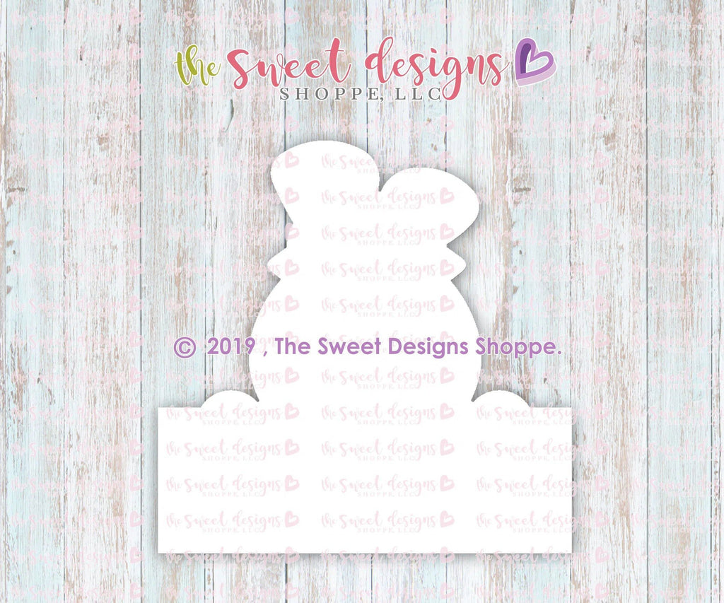 Cookie Cutters - Girl Bunny Plaque 2019 - Cookie Cutter - The Sweet Designs Shoppe - - ALL, Animal, Cookie Cutter, Customize, Easter / Spring, easter collection 2019, Plaque, Promocode