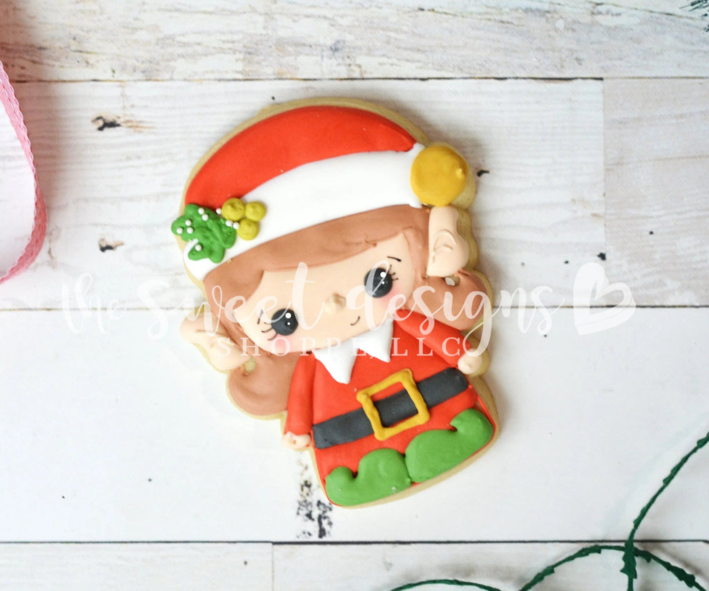 Cookie Cutters - Girl Elf 2018 - Cookie Cutter - The Sweet Designs Shoppe - - 2018, ALL, Christmas, Christmas / Winter, Christmas Cookies, Cookie Cutter, Elf, Promocode