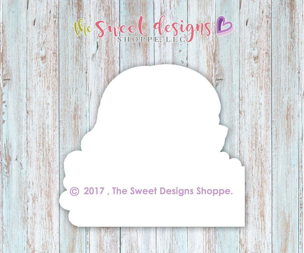 Cookie Cutters - Girl Elf Plaque - Cookie Cutter - Sweet Designs Shoppe - - ALL, Christmas, Christmas / Winter, Cookie Cutter, Ginger boy, Ginger bread, Ginger girl, gingerbread, Personalized, Plaque, Promocode