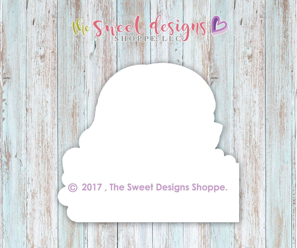 Cookie Cutters - Girl Elf Plaque - Cookie Cutter - The Sweet Designs Shoppe - - ALL, Christmas, Christmas / Winter, Cookie Cutter, Ginger boy, Ginger bread, Ginger girl, gingerbread, Personalized, Plaque, Promocode