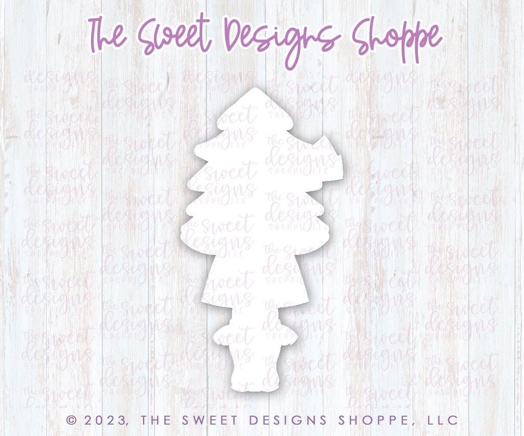 Cookie Cutters - Girl Holding Tree - Cookie Cutter - The Sweet Designs Shoppe - - ALL, Christmas, Christmas / Winter, Christmas Cookies, Cookie Cutter, Nature, Promocode, Trees Leaves and Flowers