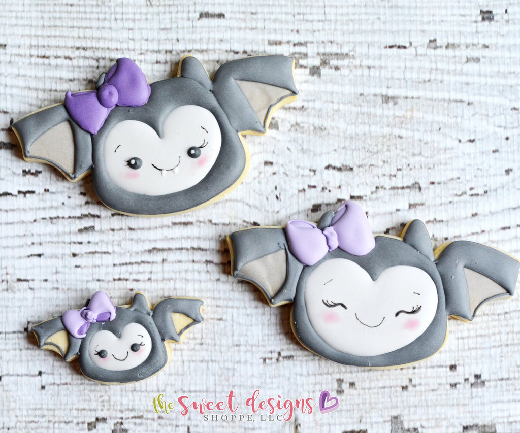 Cookie Cutters - Girly Bat V2 - Cookie Cutter - Sweet Designs Shoppe - - ALL, Animal, Cookie Cutter, Customize, Fall / Halloween, halloween, Promocode, trick or treat