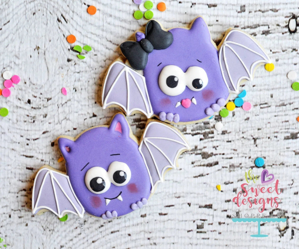 Cookie Cutters - Girly Bat V2 - Cookie Cutter - The Sweet Designs Shoppe - - ALL, Animal, Animals, Cookie Cutter, Customize, Fall / Halloween, halloween, monster, Promocode, trick or treat, zombie, Zombies, Zombies and Monsters