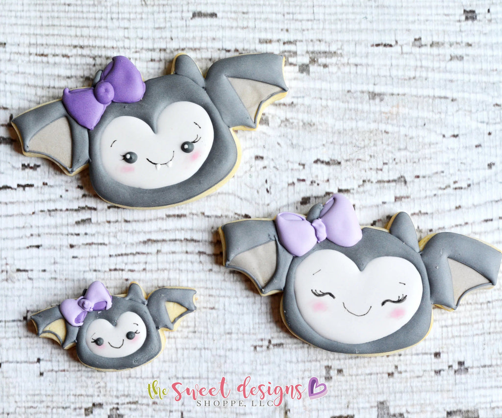 Cookie Cutters - Girly Bat V2 - Cookie Cutter - The Sweet Designs Shoppe - - ALL, Animal, Cookie Cutter, Customize, Fall / Halloween, halloween, Promocode, trick or treat