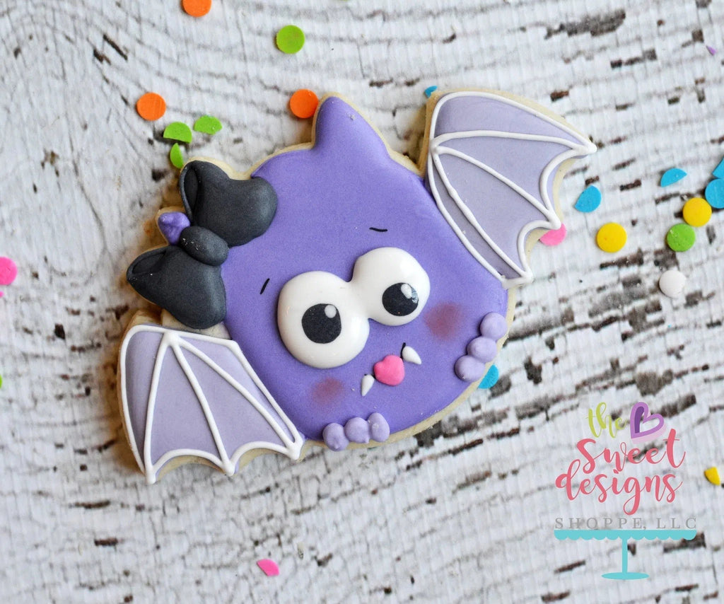 Cookie Cutters - Girly Bat V2 - Cookie Cutter - The Sweet Designs Shoppe - - ALL, Animal, Animals, Cookie Cutter, Customize, Fall / Halloween, halloween, monster, Promocode, trick or treat, zombie, Zombies, Zombies and Monsters